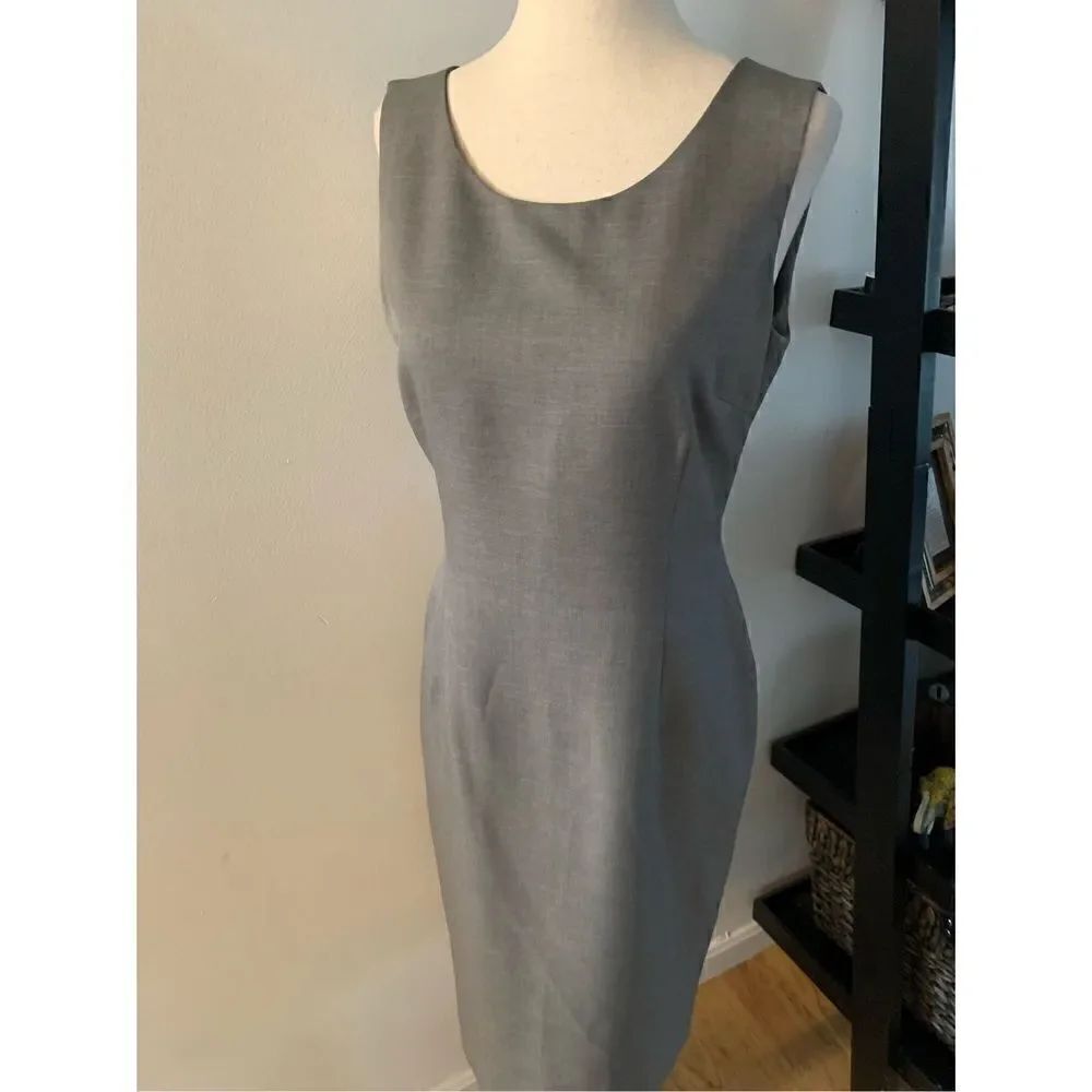 Kasper gray work dress size 4